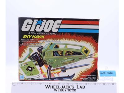 Sky Hawk 100% Complete W/Box GI Joe 1984 Hasbro Vintage Action Figure Vehicle