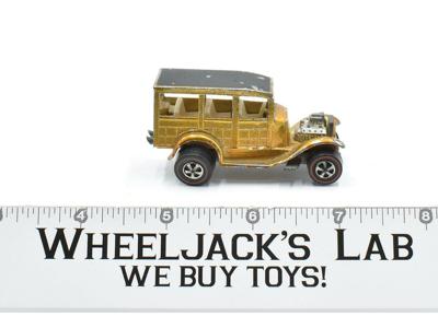 Classic '31 Ford Woody Gold 1969 Redline Hot Wheels Mattel Vintage RL