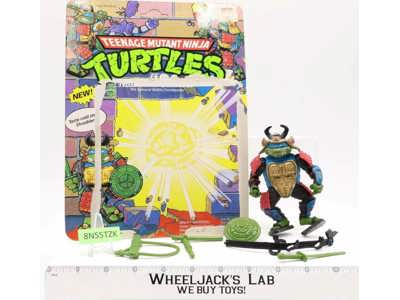 Sewer Samurai Leo w/Cardback 100% Complete TMNT 1990 Playmates Action Figure