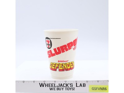 Defender 1981 7-11 Eleven Slurpee Video Game Series Vintage Arcade Game Cup