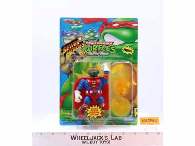 Super Mike Teenage Mutant Ninja Turtles TMNT 1993 Playmates NEW MOSC SEALED