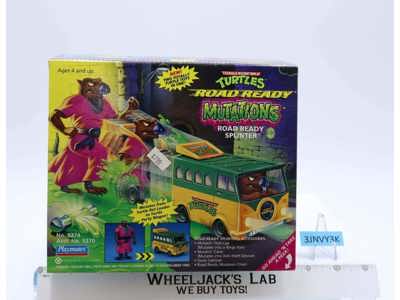 Road Ready Splinter 100% Complete TMNT Road Ready Mutations 1993 Playmates