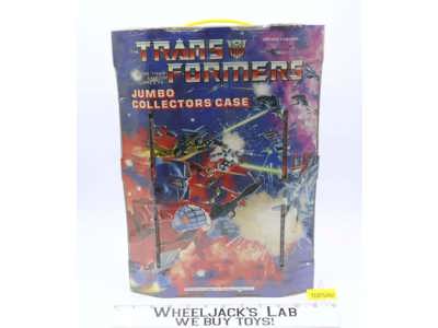 Vinyl Jumbo Collectors Case Tara Toy Corp. 1984 G1 Transformers Vintage 16"