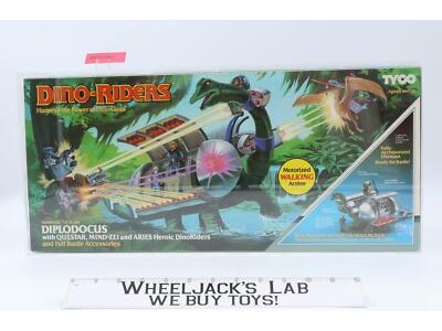 Diplodocus CAS GRADED 80+ Dino Riders 1988 Tyco Action Figure NEW SEALED