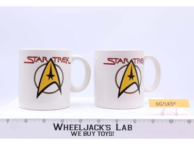 Set of Two Star Trek 1994 Pfaltzgraff Coffee Mugs