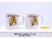 Set of Two Star Trek 1994 Pfaltzgraff Coffee Mugs