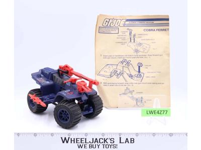 Ferret ATV 100% Complete G.I. Joe 1985 Hasbro Vintage Vehicle Action Figure