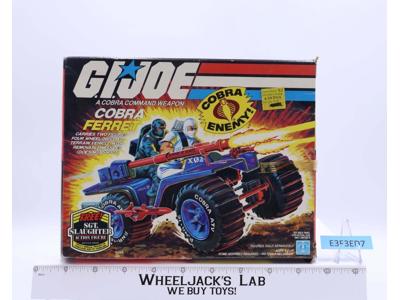 Cobra Ferret 100% Complete W/ Box G.I. Joe 1985 Hasbro Action Figure Vehicle