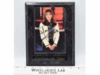 Counselor Troi Star Trek Next Generation Marina Sirtis AUTOGRAPHED Plaque