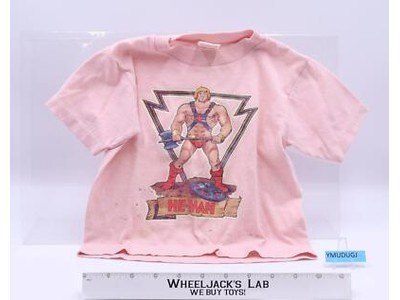 Pink T-Shirt Child's Size XS 2-4 He-Man Masters of the Universe MOTU Vintage