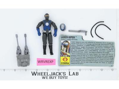 Laser Viper V1 100% Complete G.I. Joe 1990 Hasbro Vintage Action Figure