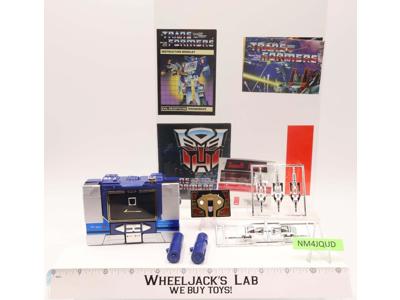 Soundwave WORKS 100% Complete W/Buzzsaw UNUSED STICKERS G1 Transformers Figure