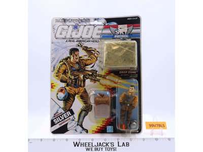Drop Zone GI Joe Sky Patrol 1990 Hasbro Vintage Action Figure NEW MOSC SEALED