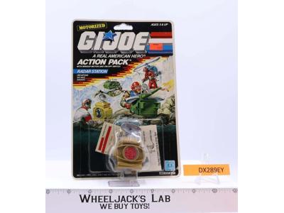 Radar Station Motorized Action Pack GI Joe MOSC NEW 1987 Hasbro Action Figure