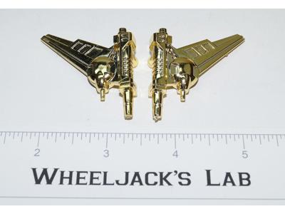 Steeljaw Gold Guns Pair 1986 Vintage Hasbro G1 Transformers Action Figure