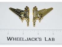 Steeljaw Gold Guns Pair 1986 Vintage Hasbro G1 Transformers Action Figure