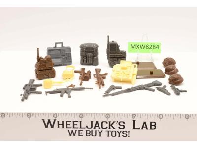 Lot Battle Gear Accessory 5 Set 1 Complete 1987 Weapons GI Joe Vintage