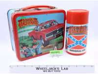 The Dukes Of Hazzard Coy and Vance RARE Metal Lunchbox W/Thermos 1983 Aladdin