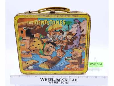 The Flintstones Metal Lunchbox 1964 Aladdin Industries Vintage