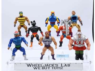 Lot of 8 He-Man Masters Of The Universe MOTU Vintage 1980's Mattel Figures
