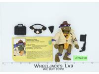 Donatello Undercover Turtle 100% Complete TMNT 1990 Playmates Vintage Figure