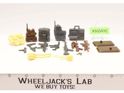 Lot Battle Gear Accessory 5 Set 7 Complete 1987 Weapons GI Joe Vintage