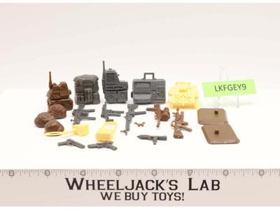 Lot Battle Gear Accessory 5 Set 2 Complete 1987 Weapons GI Joe Vintage