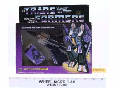 Skywarp G1 Transformers 1984 Hasbro Action Figure NEW MISB SEALED