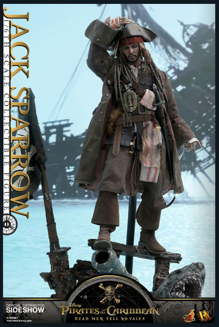 DX15 Jack Sparrow Pirates of the Caribbean Dead Men Tell No Tales Hot Toys NEW