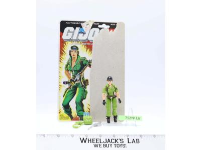 Lady Jaye 100% Complete With Card V1 G.I. Joe 1985 Hasbro Vintage Action Figure