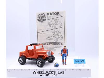 Gator W/ Hayes 100% Complete 1985 MASK M.A.S.K. Kenner Action Figure