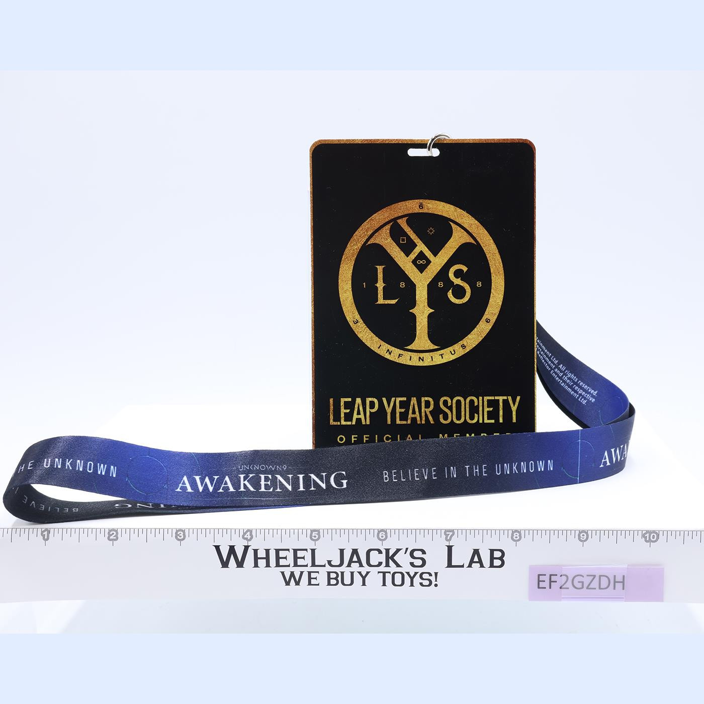 SDCC Unknown 9 Awakening "OFFICIAL MEMBER" Backstage Pass 2024