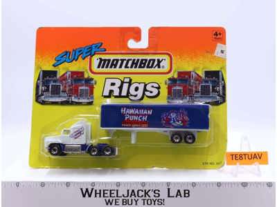 Hawaiian Punch WHITE Matchbox Super Rigs Die Cast 1994 MOSC NEW