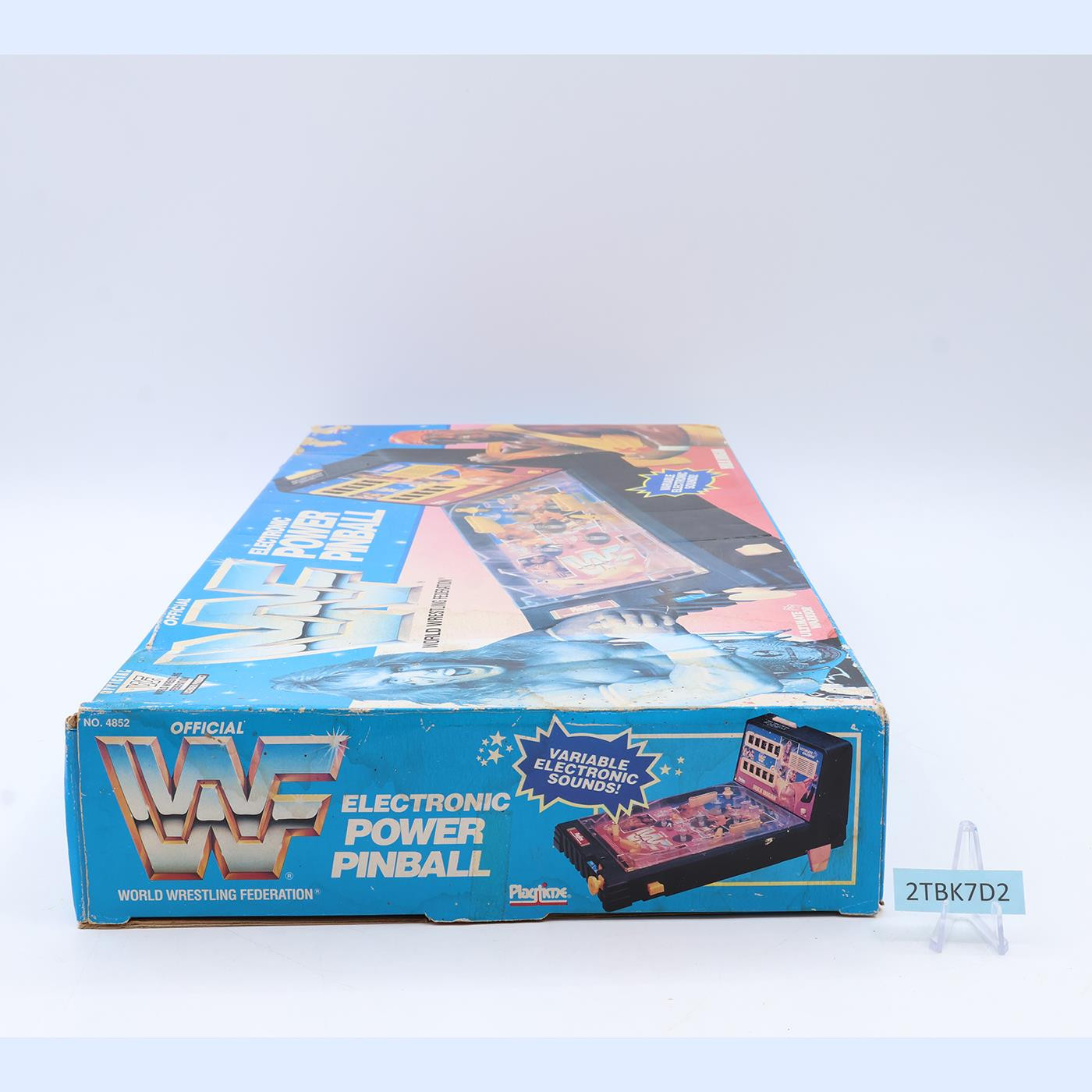 Electronic Power Pinball WWF Wrestling 1991 Playtime Titan Sports Vintage