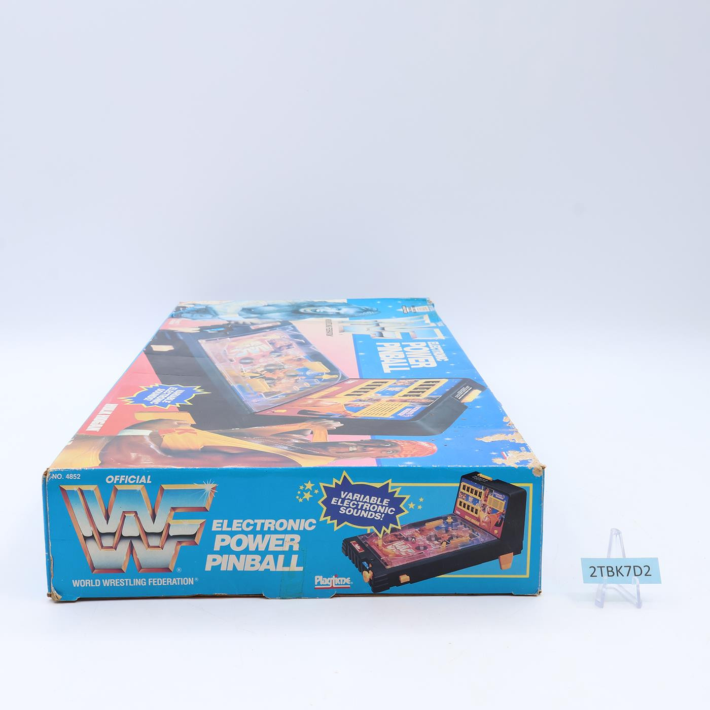 Electronic Power Pinball WWF Wrestling 1991 Playtime Titan Sports Vintage