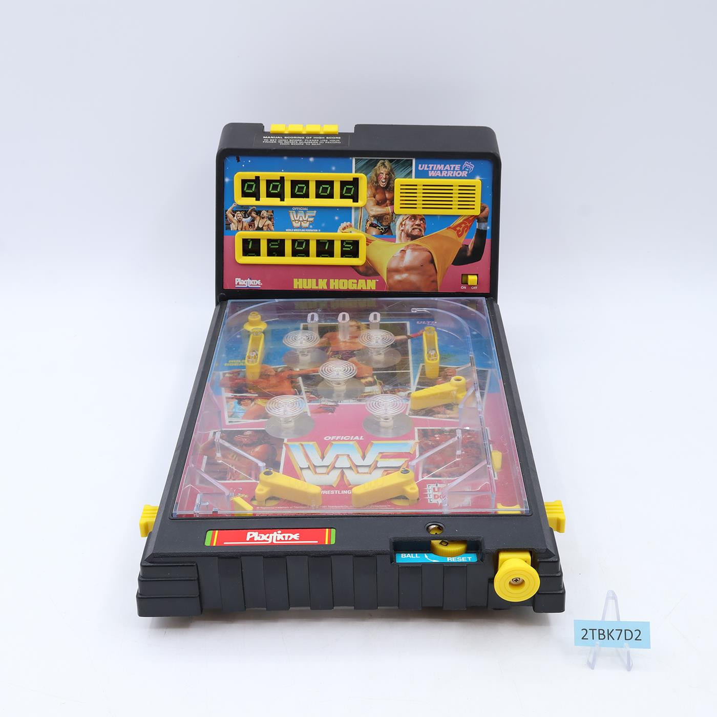 Electronic Power Pinball WWF Wrestling 1991 Playtime Titan Sports Vintage