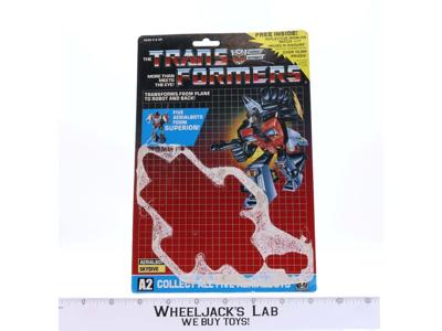 Skydive Cardback 1986 Vintage Hasbro G1 Transformers Action Figure