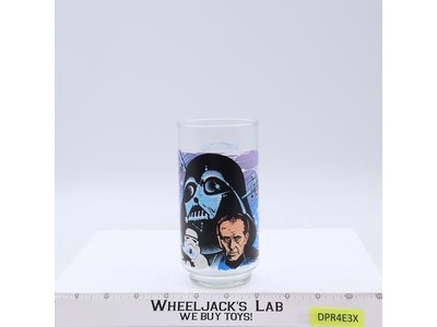 Star Wars Darth Vader Burger King Glass Cup 1977 Lucasfilm Coca-Cola Vintage