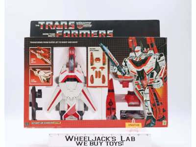 Jetfire 100% Complete W/ Box & Insert 1985 G1 Transformers Vintage Action Figure