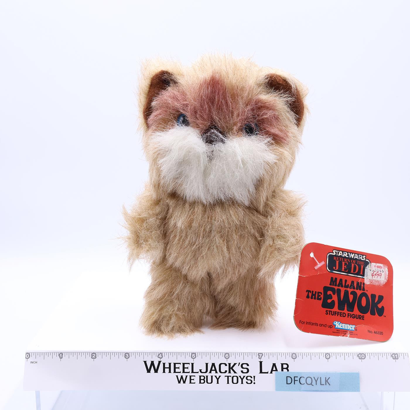 Malani The Ewok Star Wars ROTJ 1983 Kenner 8" Plush NEW W/ TAGS