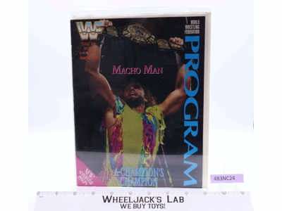WWF Program Vol. 202 Macho Man Magazine Catalog Vintage 1992 Poster