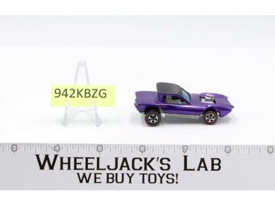 Python LONG TAIL PIPE Purple 1968 Hot Wheels Mattel Vintage Redline RL