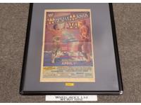 Ultimate Warrior & Hulk Hogan WWF WrestleMania VI 1990 Full Color Newspaper