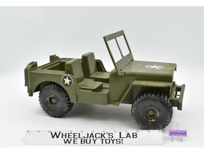 Plastic Green Army Jeep 1973 Empire Carolina Enterprises Military Toy Car