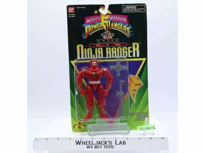 Mighty Morphin Red Ninja Ranger Power Rangers 1995 Bandai NEW MOSC #2472