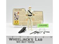 Storm Shadow V1 100% Complete G.I. Joe Vintage Hasbro 1984 Vintage Action Figure