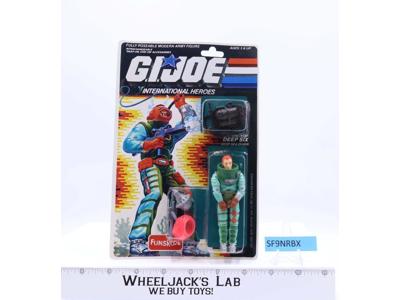 Deep Six GI Joe International Heroes 1989 Funskool RUSSIA Figure NEW MOSC SEALED