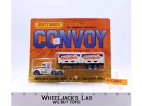 Federal Express WHITE Matchbox Convoy Die Cast Peterbilt Double Container MOSC