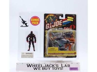 General Tomahawk vs Headman Bonus Pack GI Joe vs Cobra 2002 Hasbro NEW MOSC