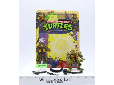 Tokka 100% Complete W/Card TMNT 1991 Playmates Vintage Action Figure